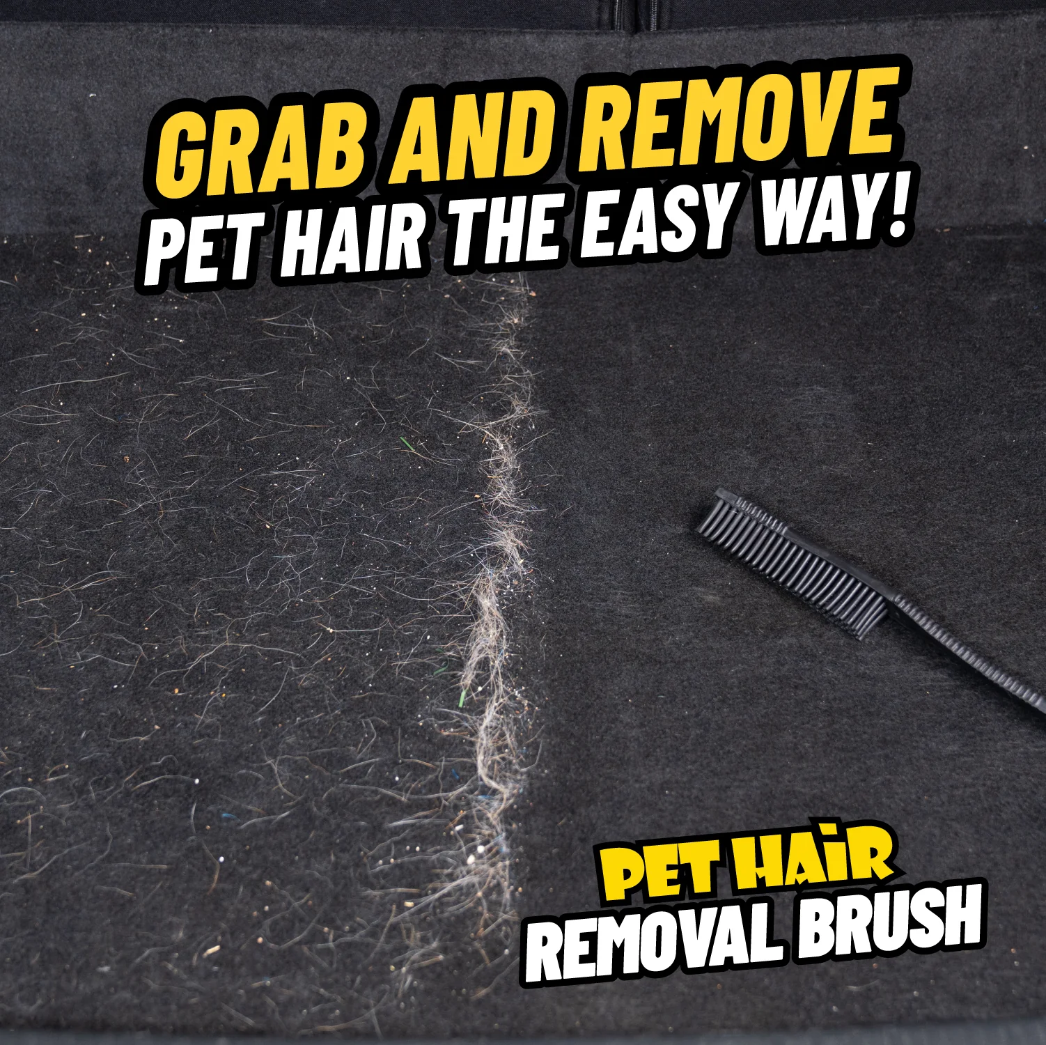 Professional Rubber Pet Hair Removal Brush - Image 6